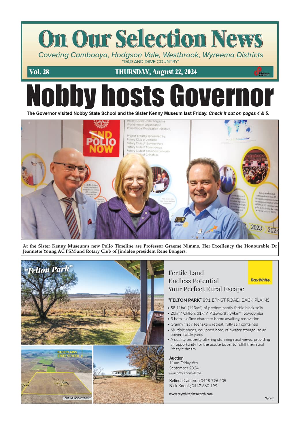 On Our Selection News 22 August 2024