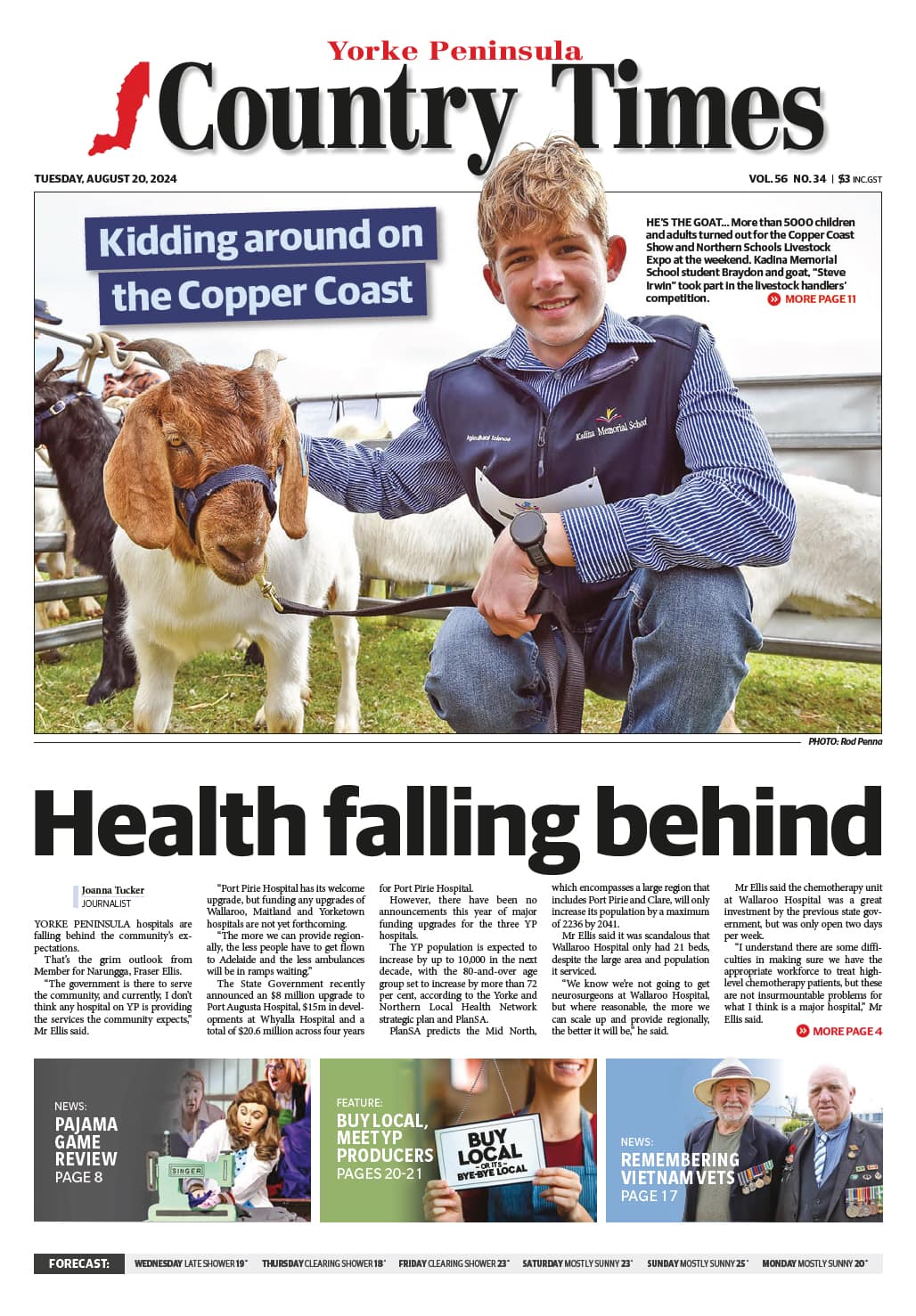 Yorke Peninsula Country Times 20 August 2024
