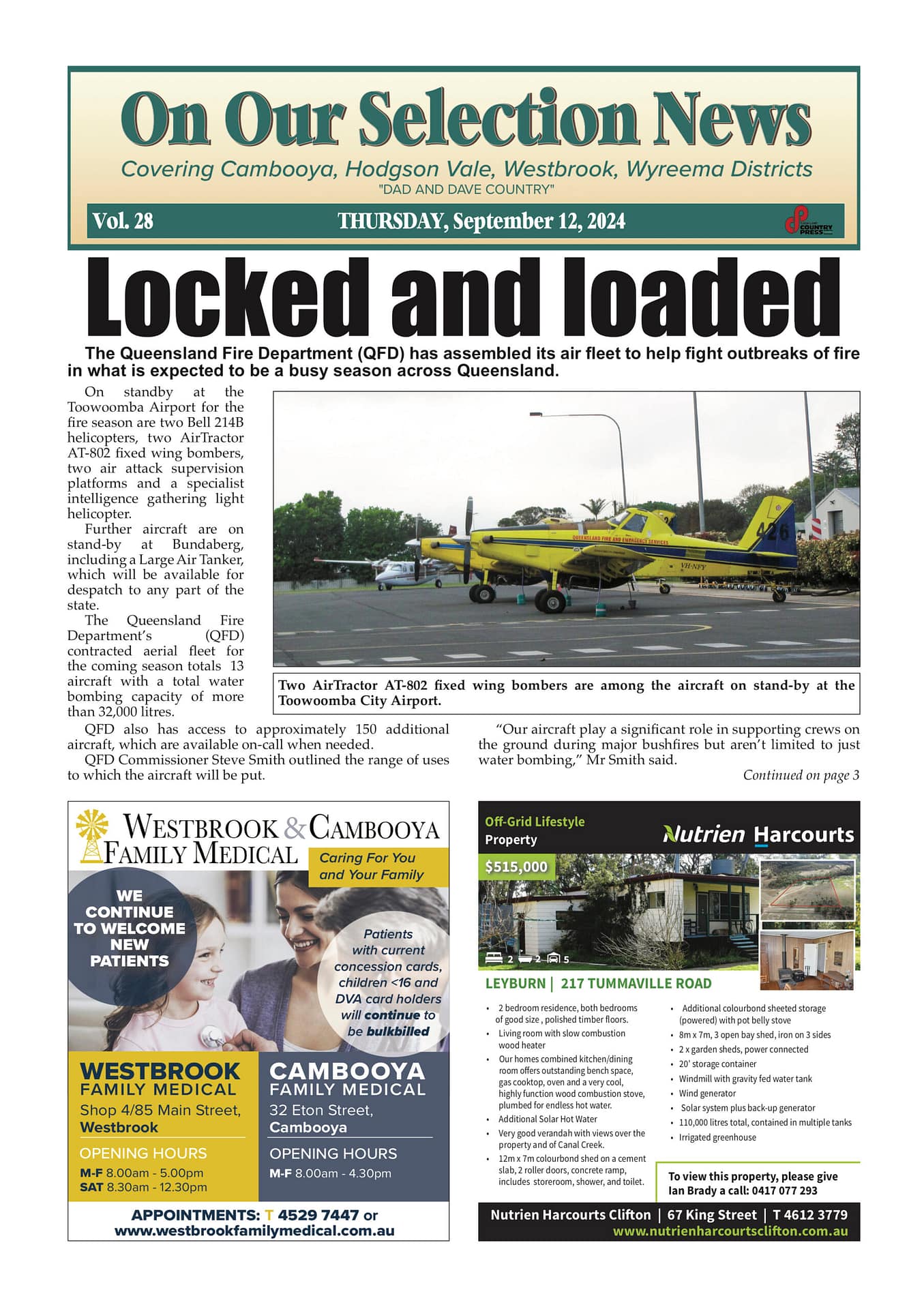 On Our Selection News 12 September 2024