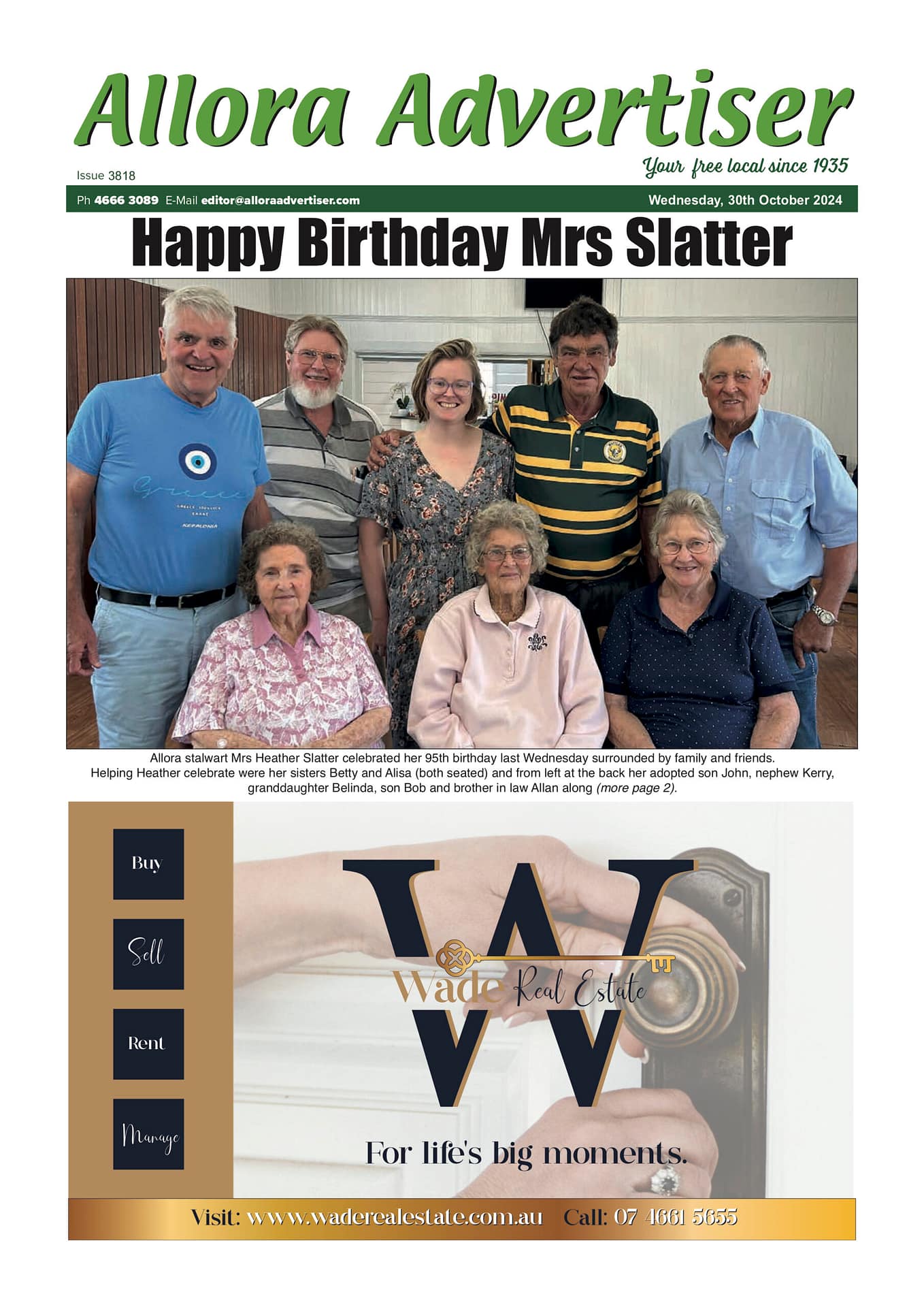 Allora Advertiser 30 October 2024