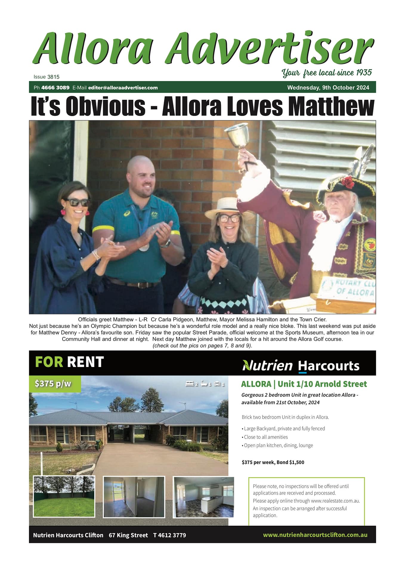Allora Advertiser 9 October 2024