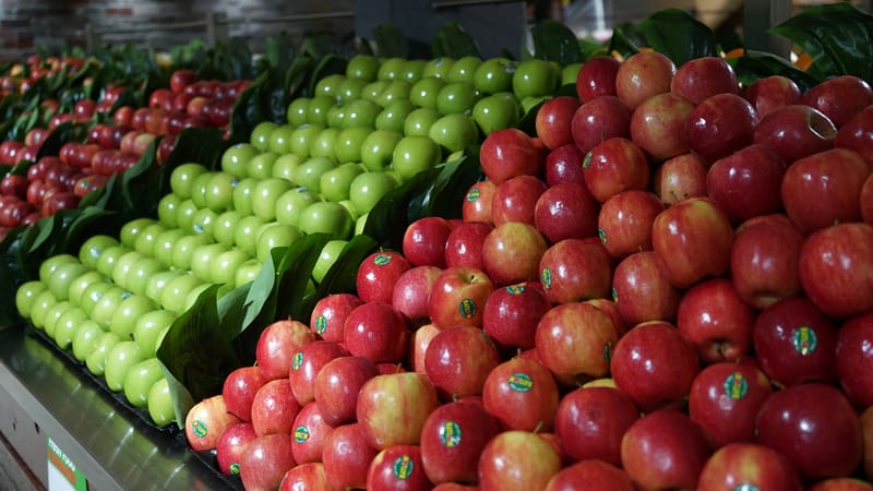 Fruit in supermarket