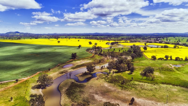 Murray Darling farmland
