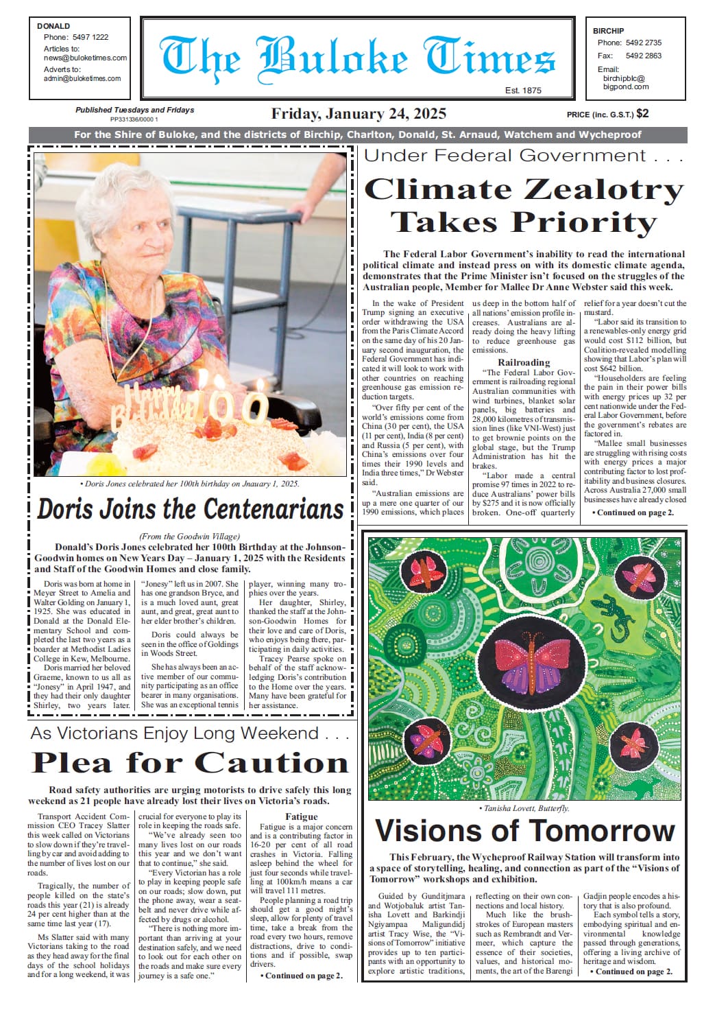 The Buloke Times 24 January 2025