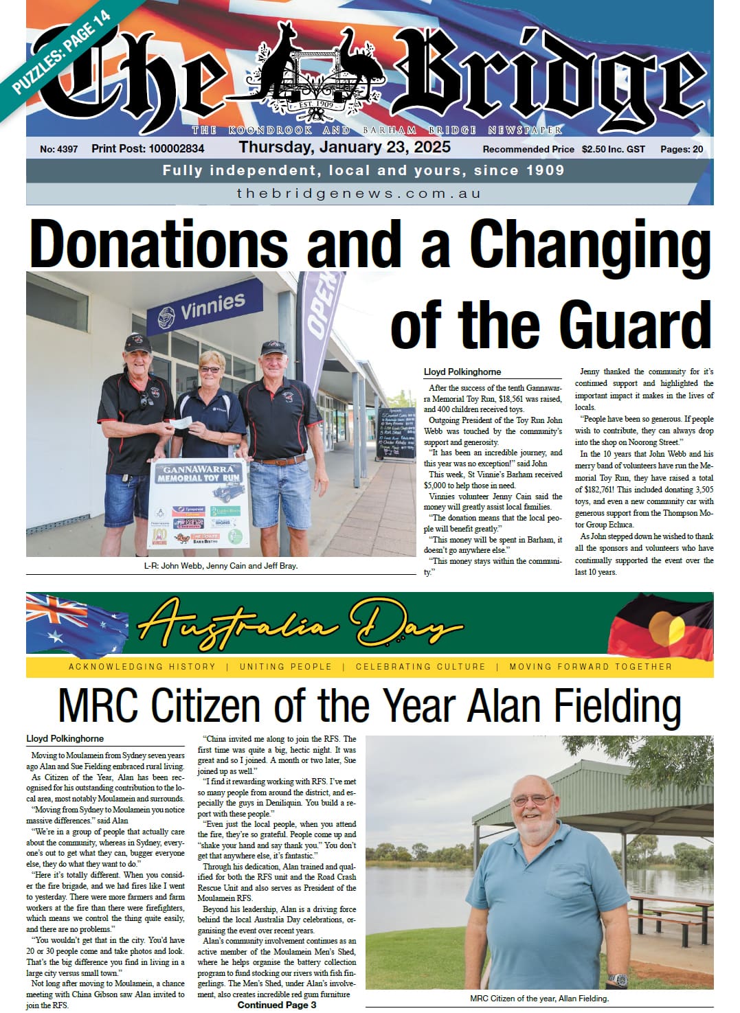 The Koondrook and Barham Bridge Newspaper 23 January 2025