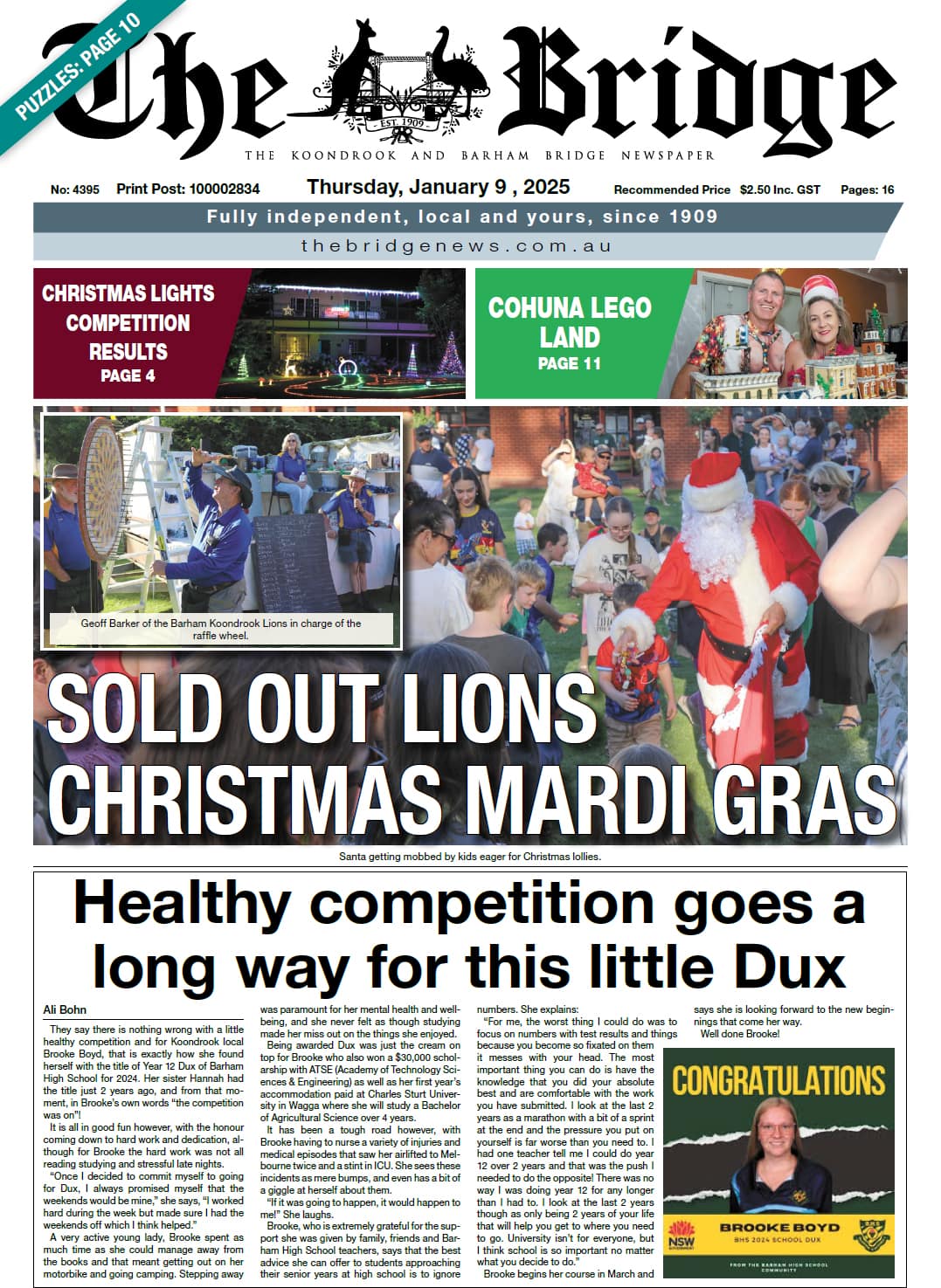 The Koondrook and Barham Bridge Newspaper 9 January 2025