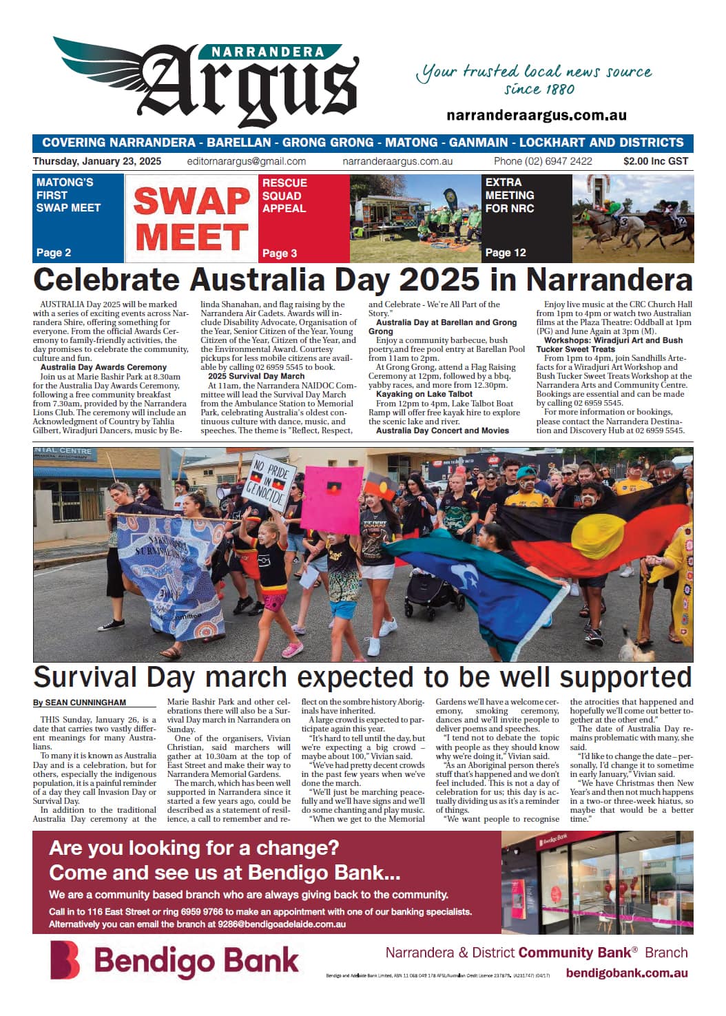 Narrandera Argus 23 January 2025