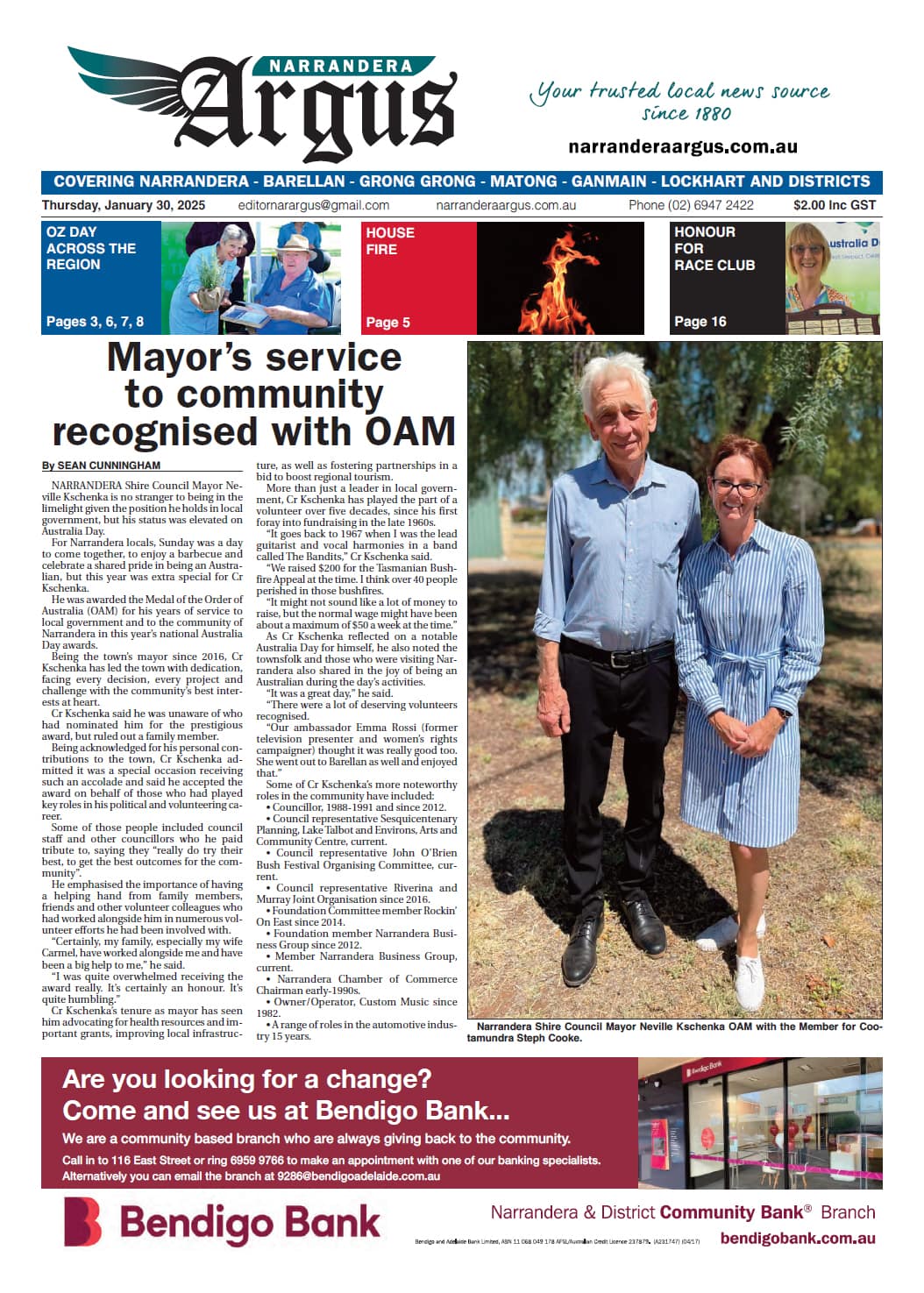 Narrandera Argus 30 January 2025