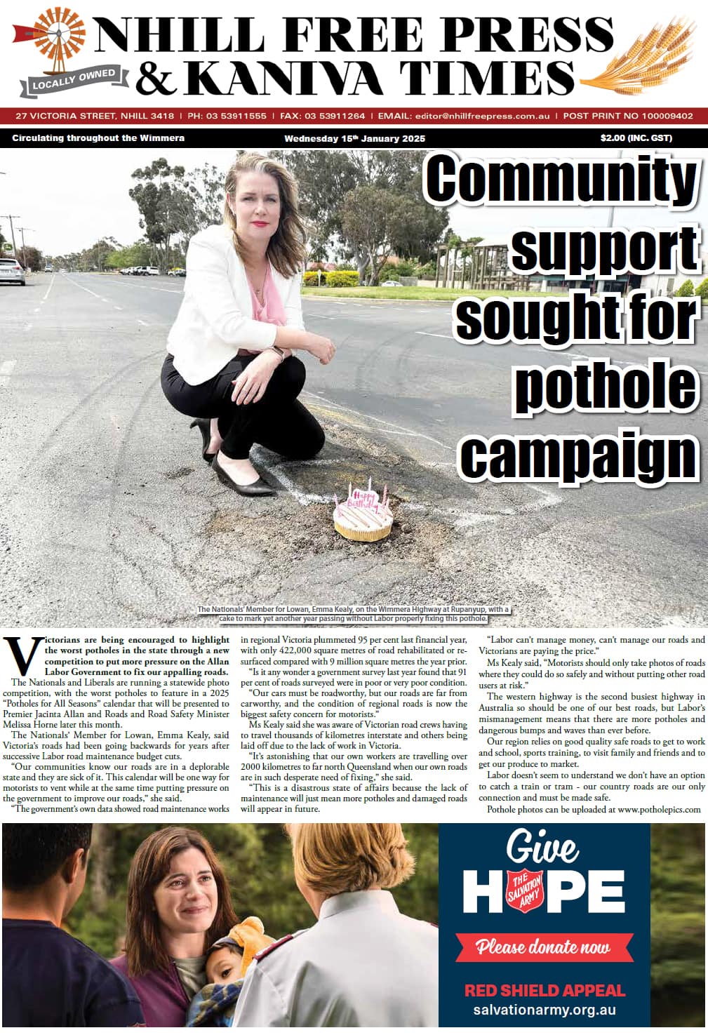 Nhill Free Press & Kaniva Times 15 January 2025