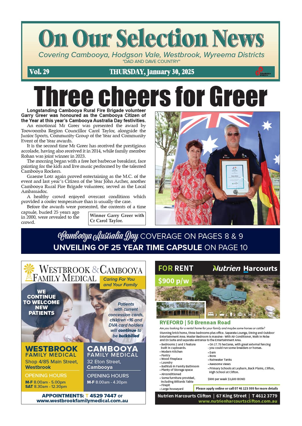 On Our Selection News 30 January 2025