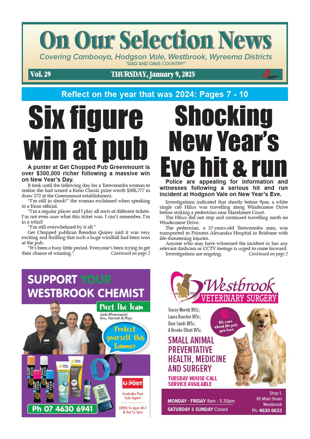 On Our Selection News 9 January 2025