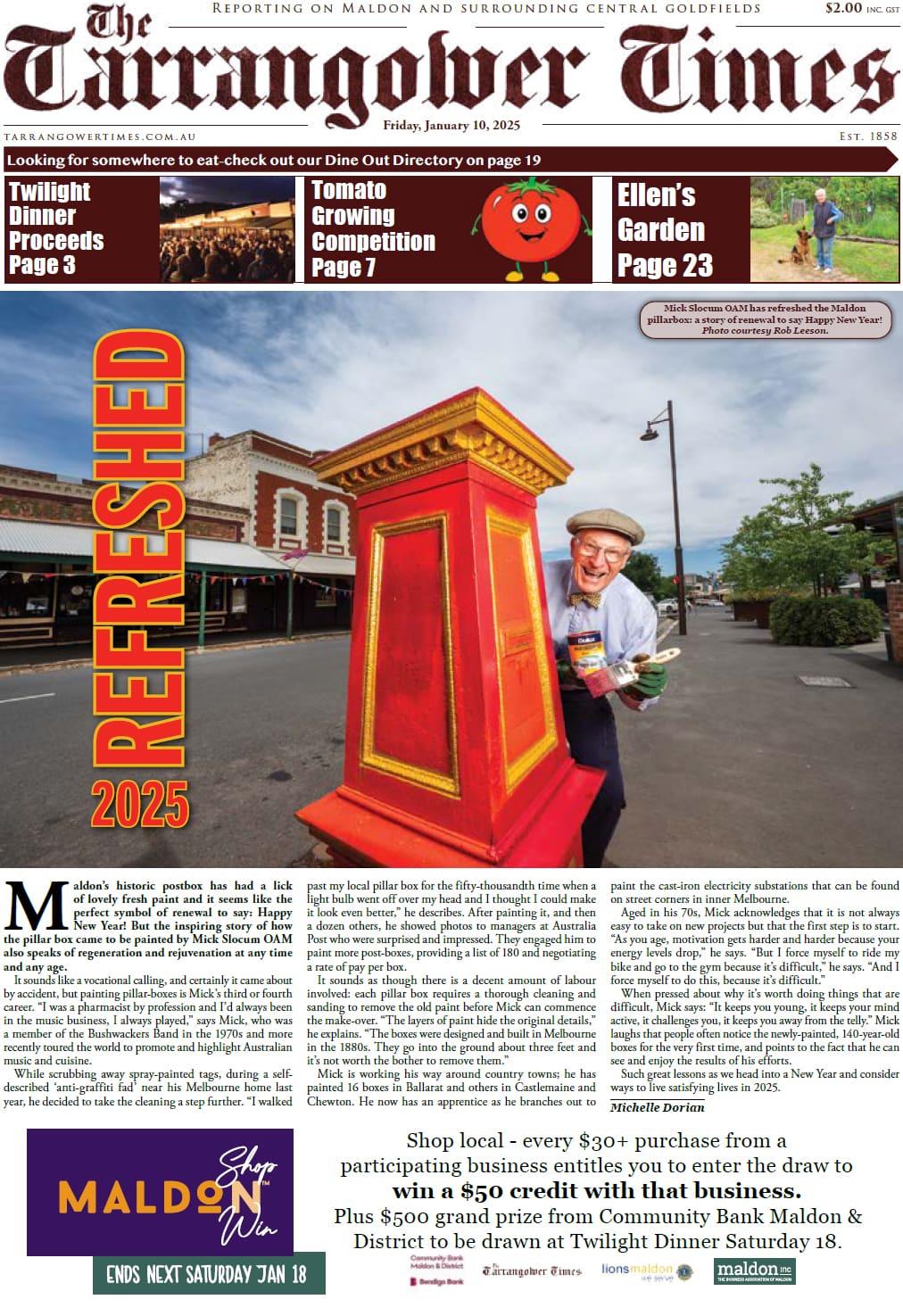 Tarrangower Times 10 January 2025