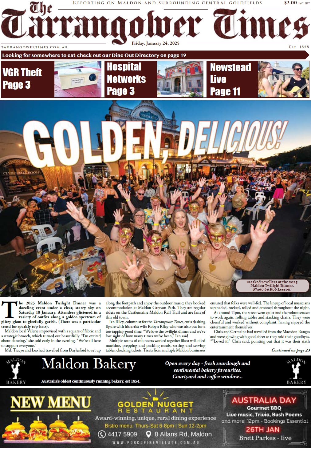 Tarrangower Times 24 January 2025