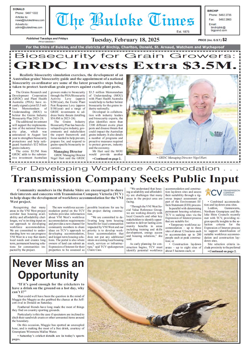 The Buloke Times 18 February 2025