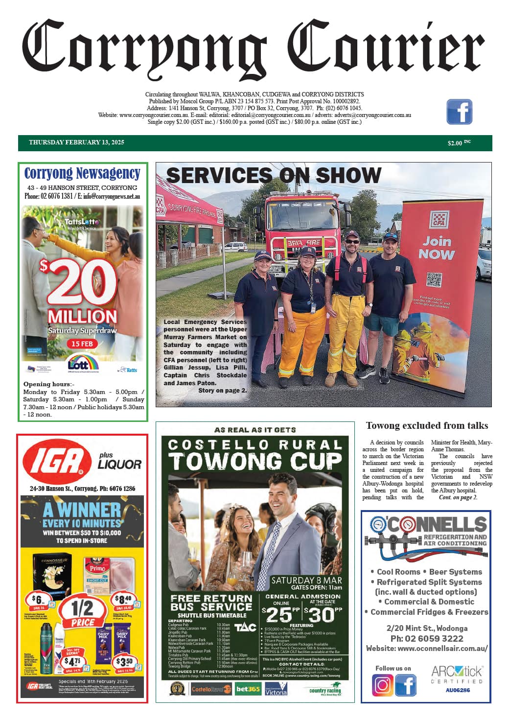 Corryong Courier 13 February 2025