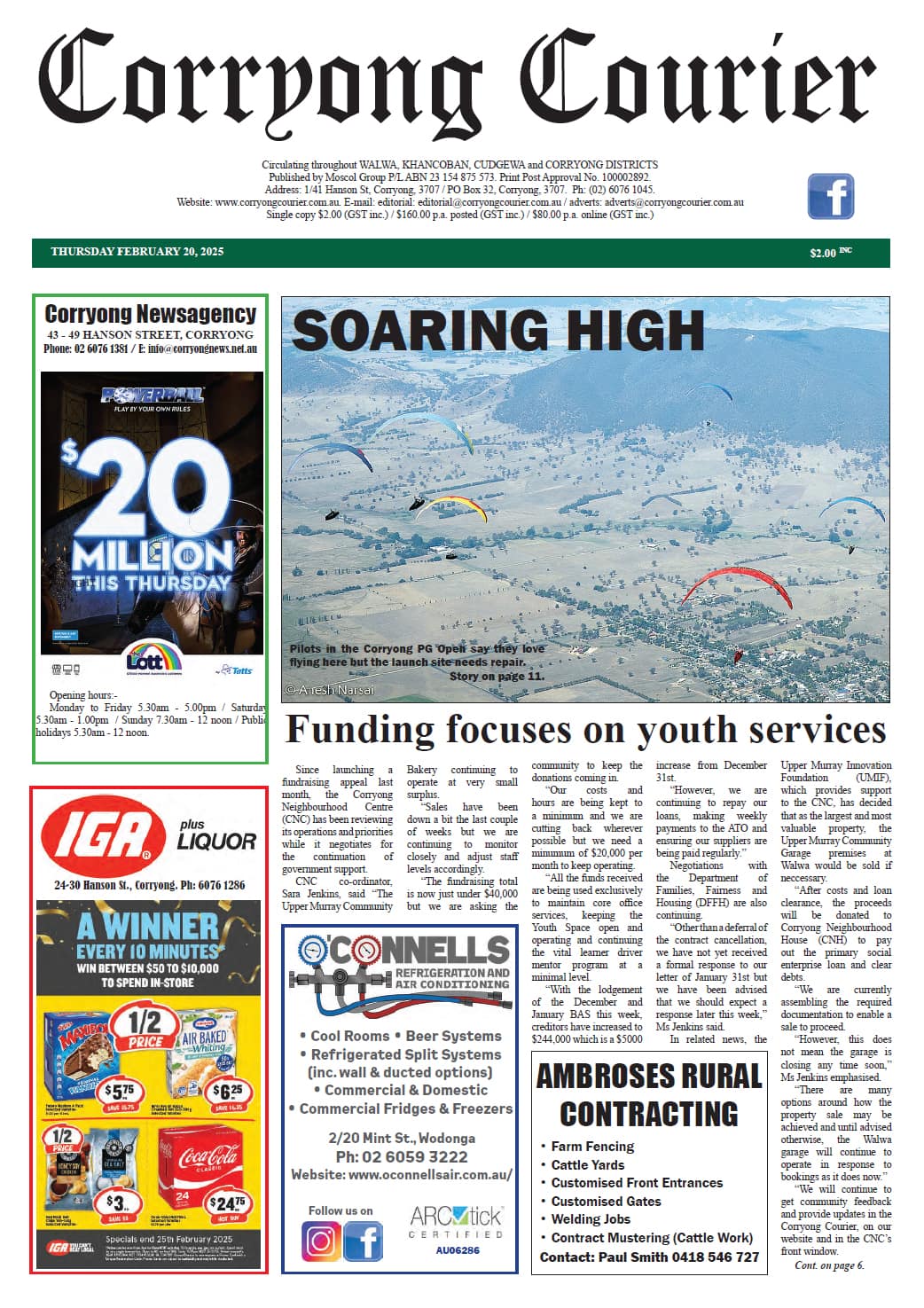 Corryong Courier 20 February 2025