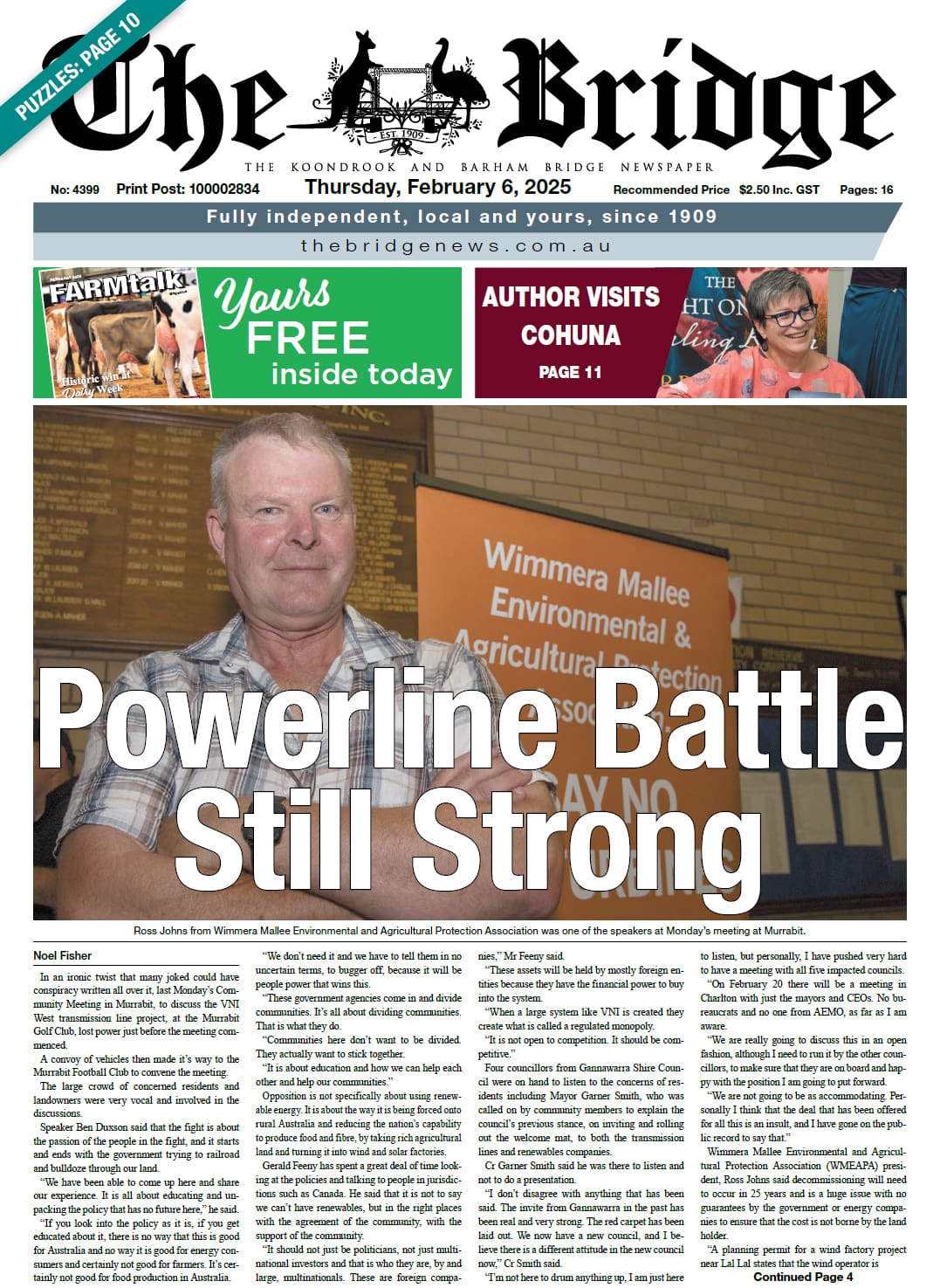 The Koondrook and Barham Bridge Newspaper 6 February 2025