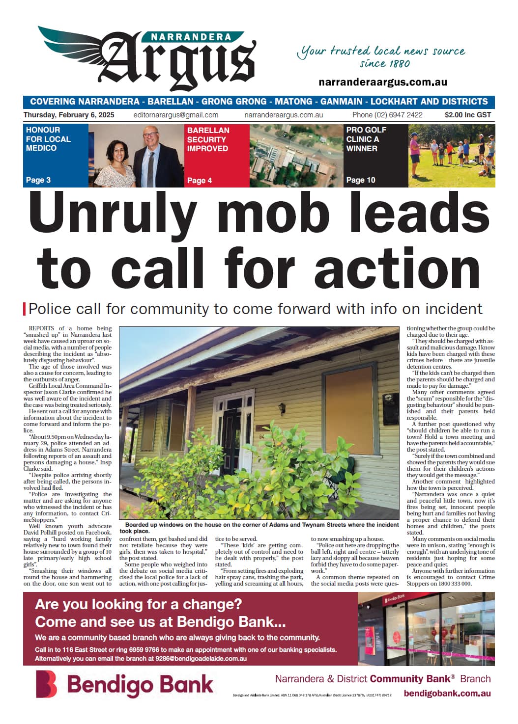 Narrandera Argus 6 February 2025