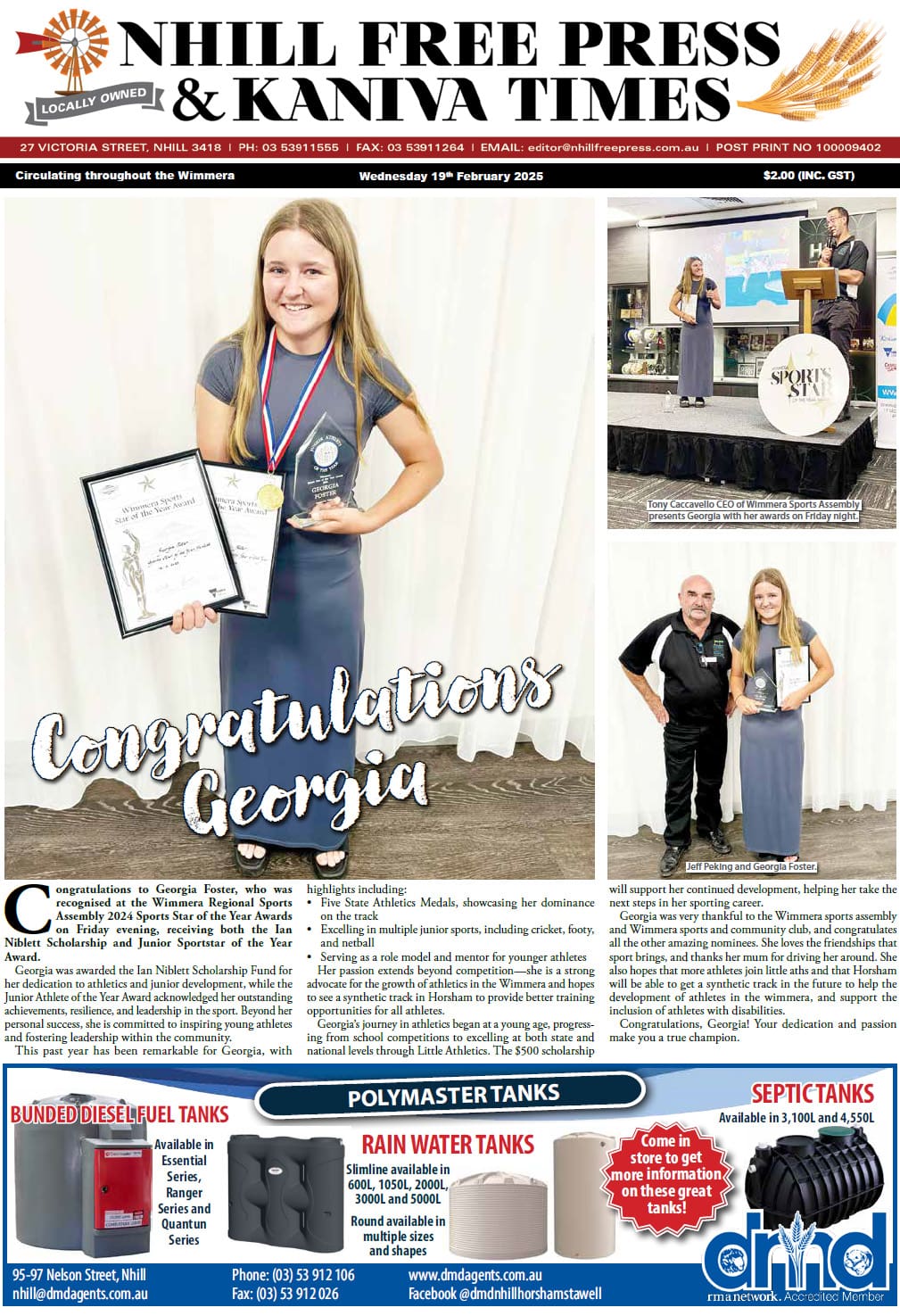 Nhill Free Press & Kaniva Times 19 February 2025