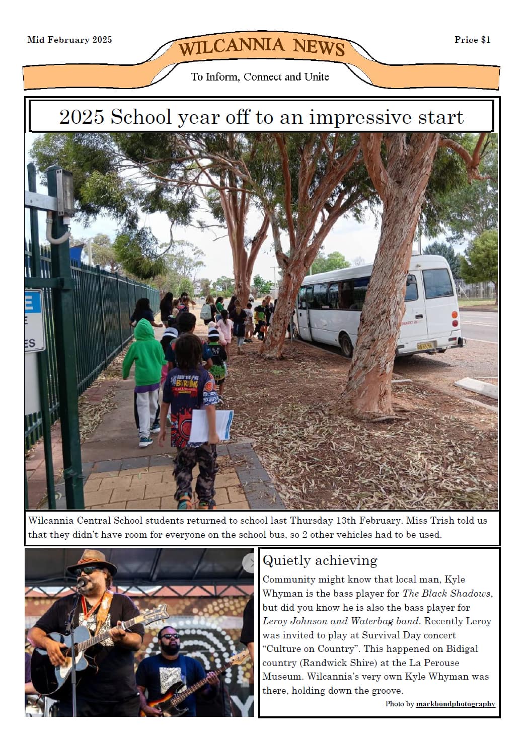 Wilcannia News Mid February 2025