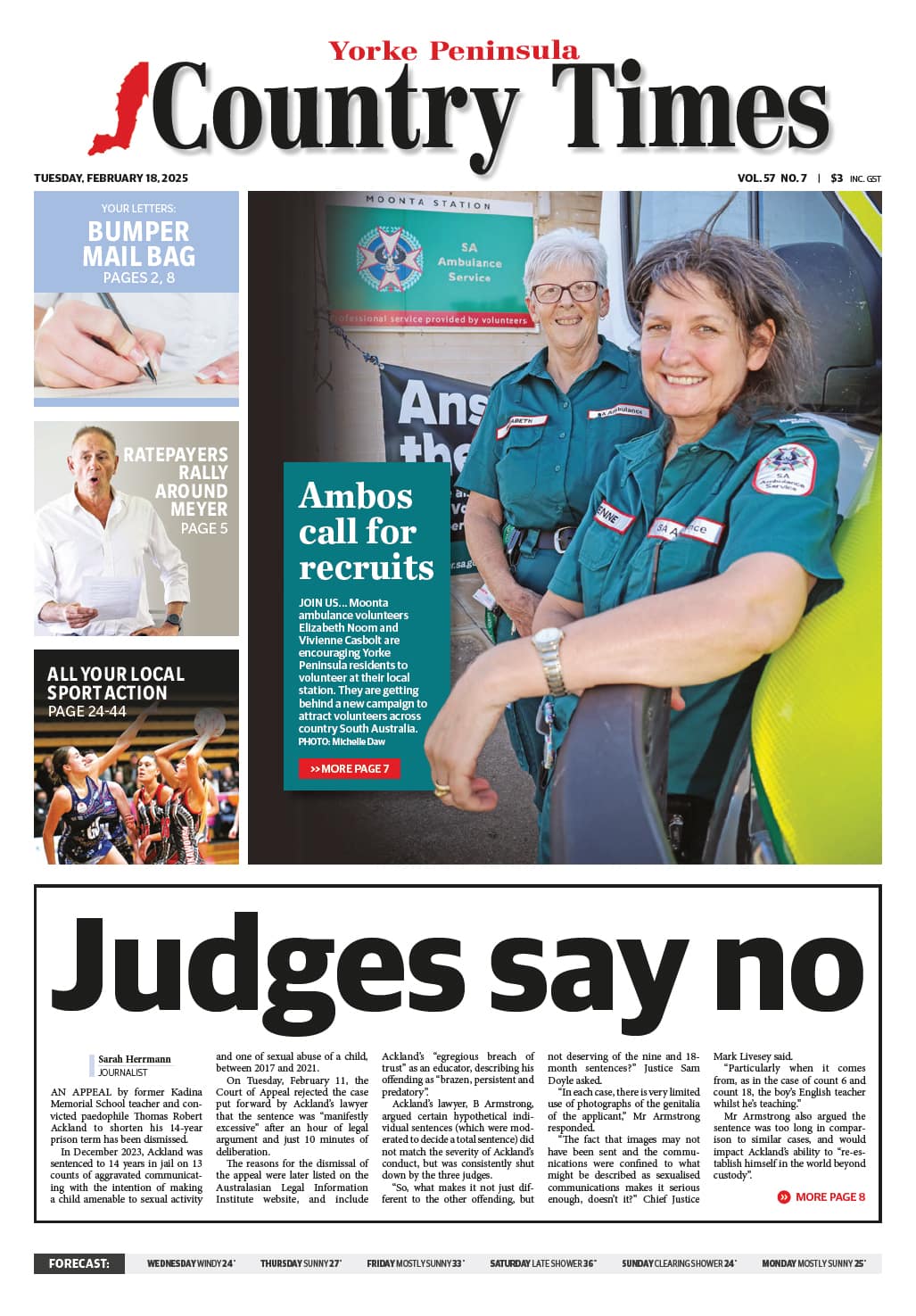 Yorke Peninsula Country Times 18 February 2025