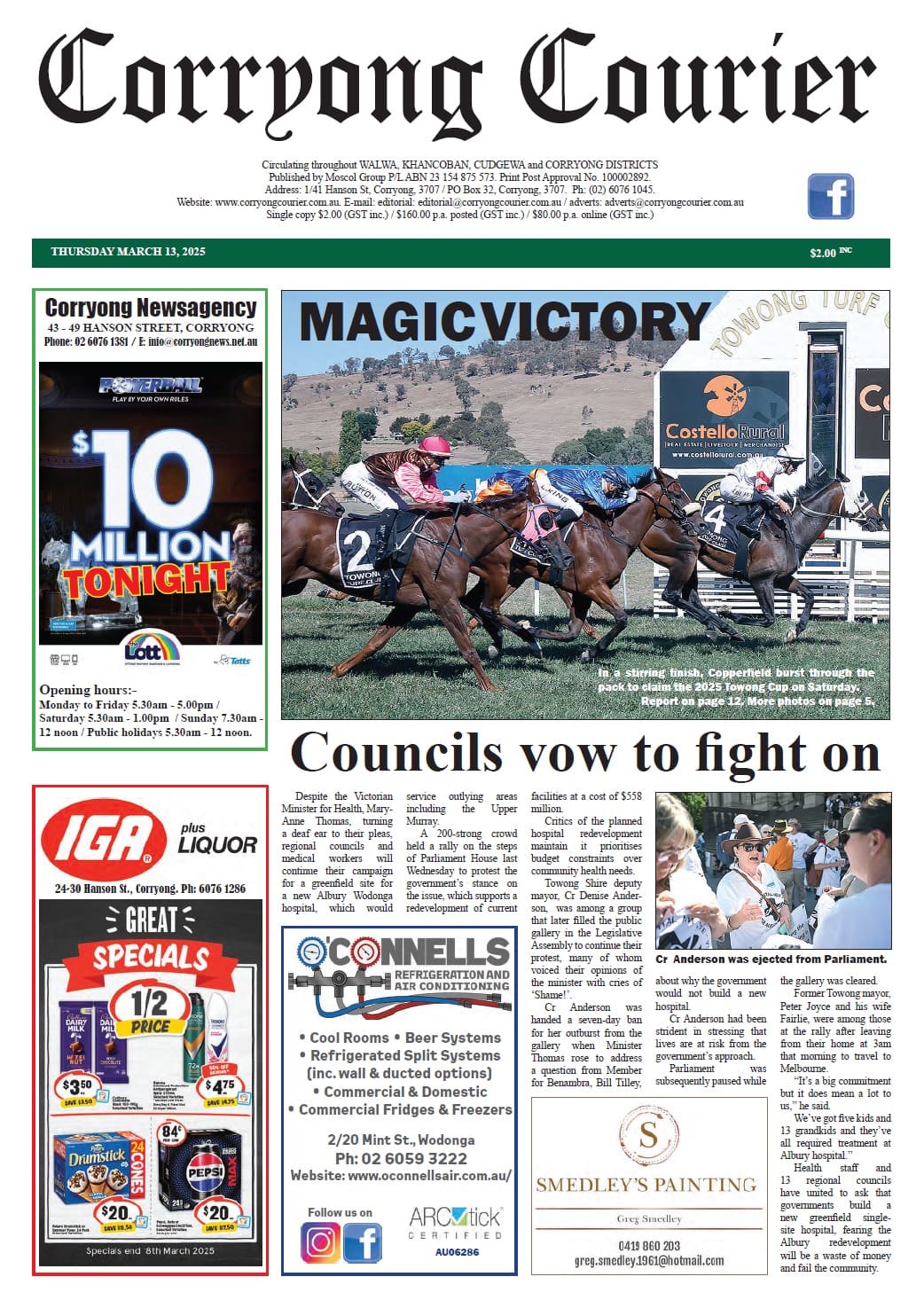 Corryong Courier 13 March 2025