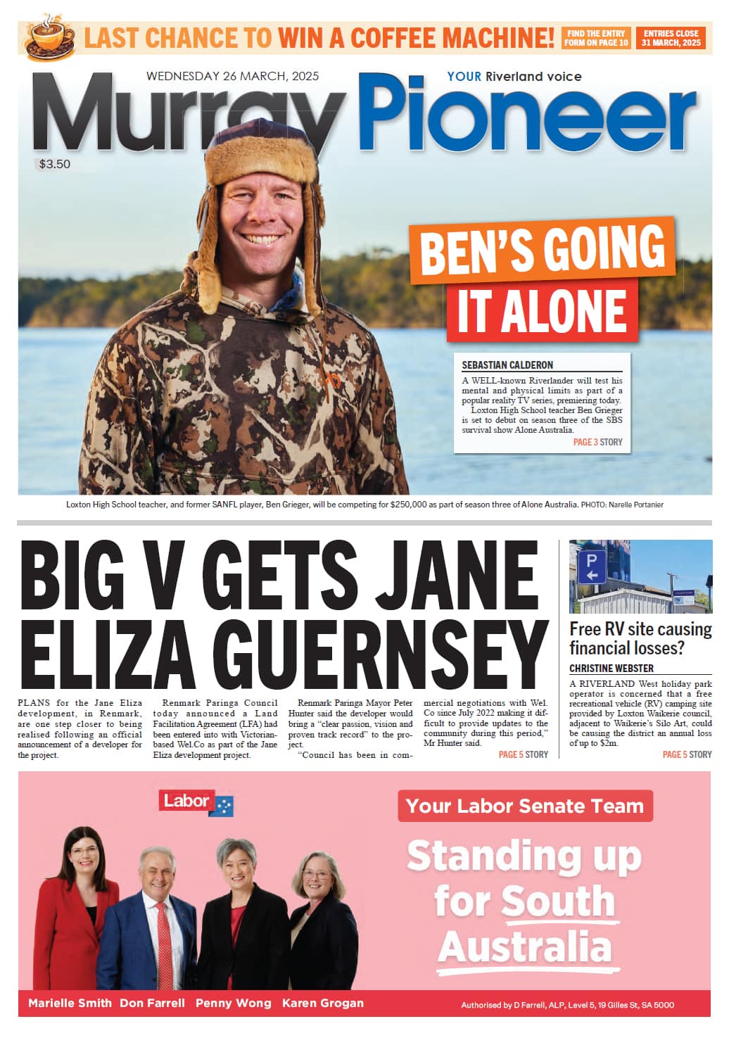 Murray Pioneer 26 March 2025