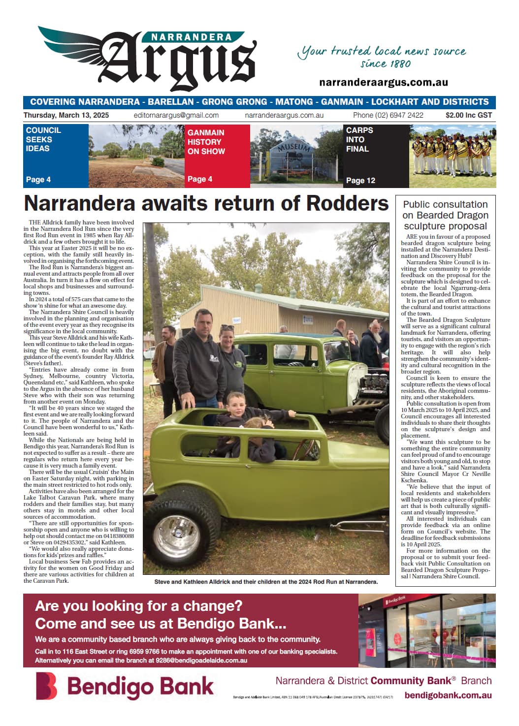 Narrandera Argus 13 March 2025