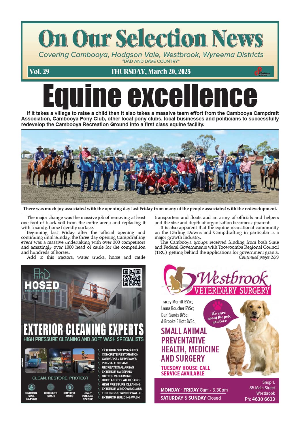 On Our Selection News 20 March 2025