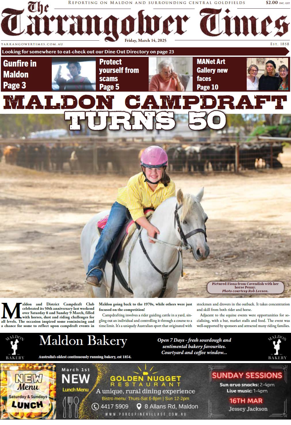 Tarrangower Times 14 March 2025