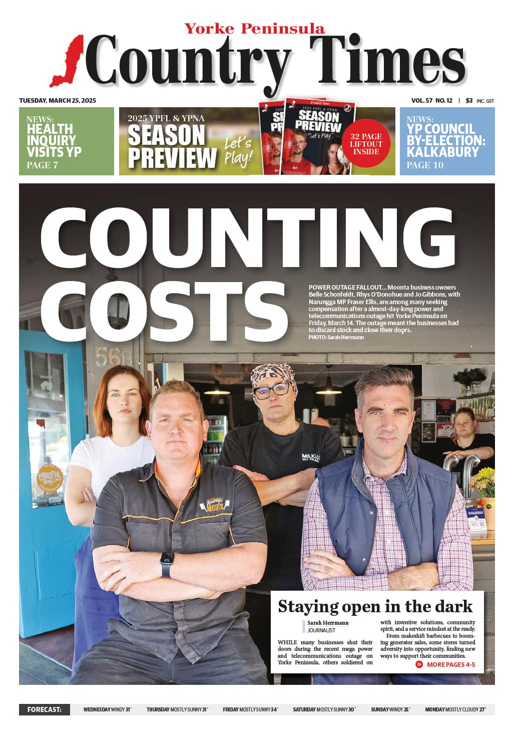 Yorke Peninsula Country Times 25 March 2025