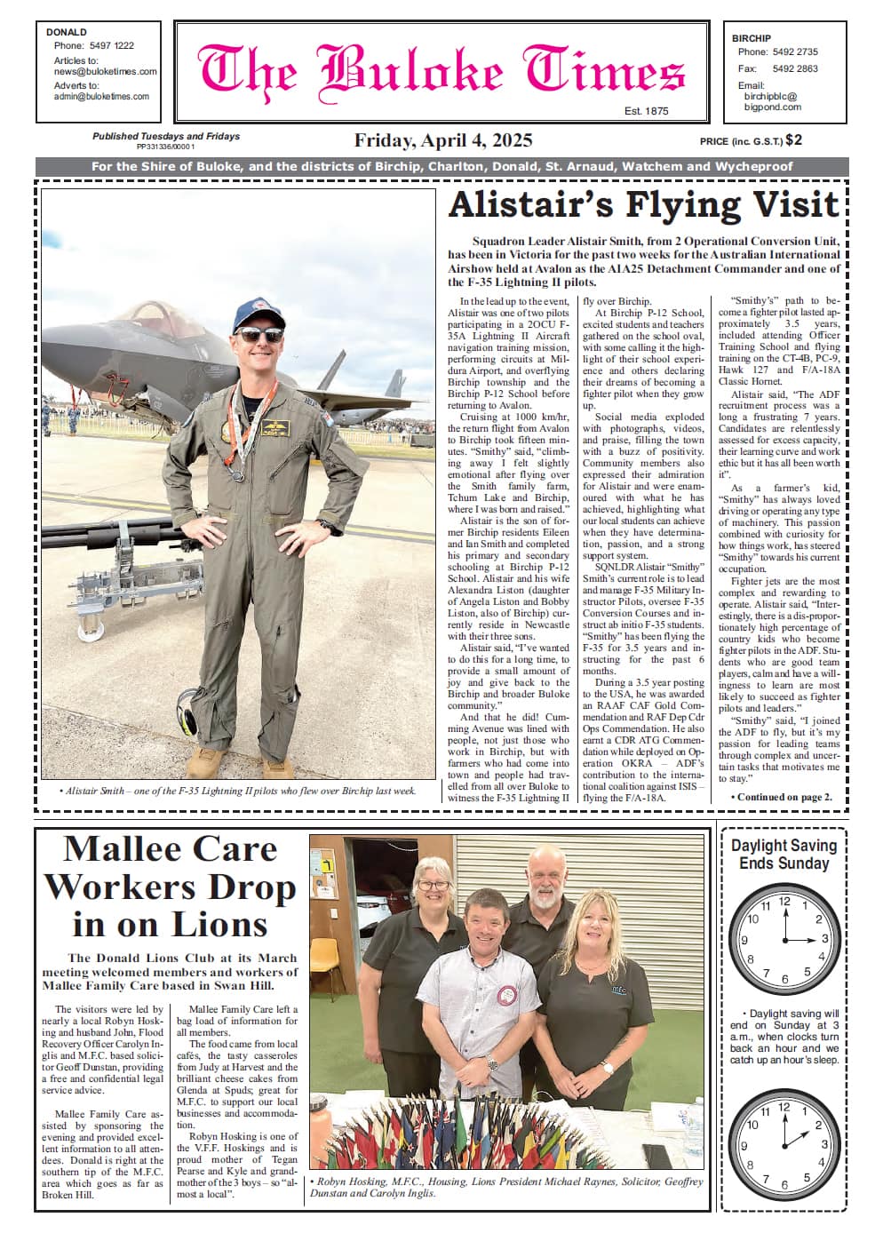 The Buloke Times 4 April 2025