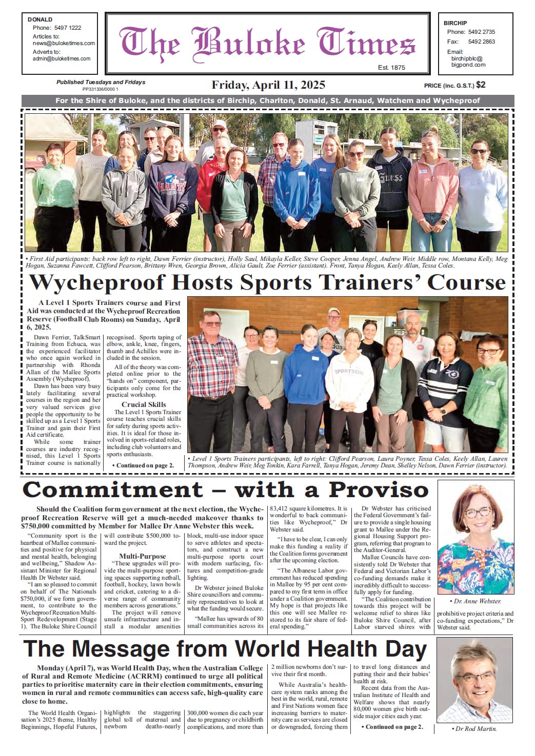 The Buloke Times 11 April 2025