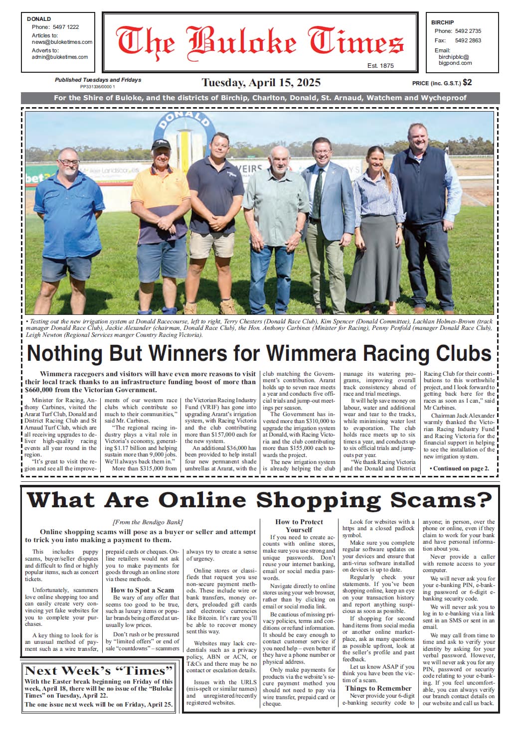 The Buloke Times 15 April 2025
