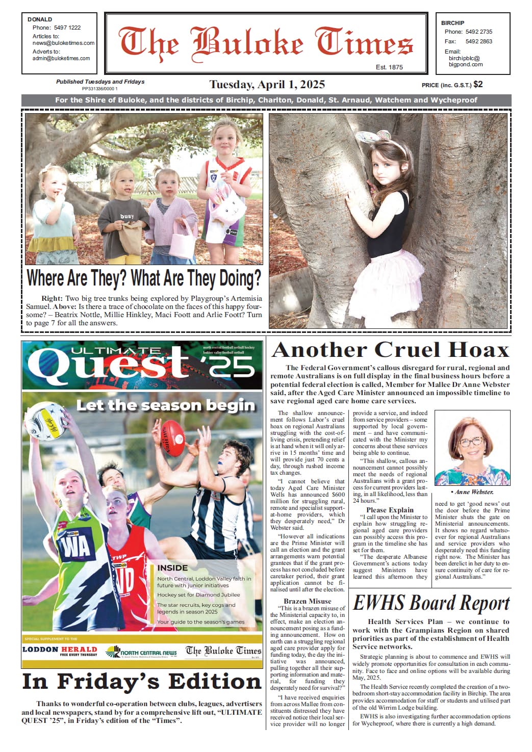 The Buloke Times 1 April 2025