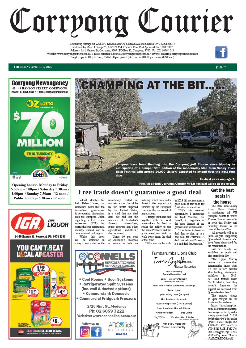 Corryong Courier 10 April 2025