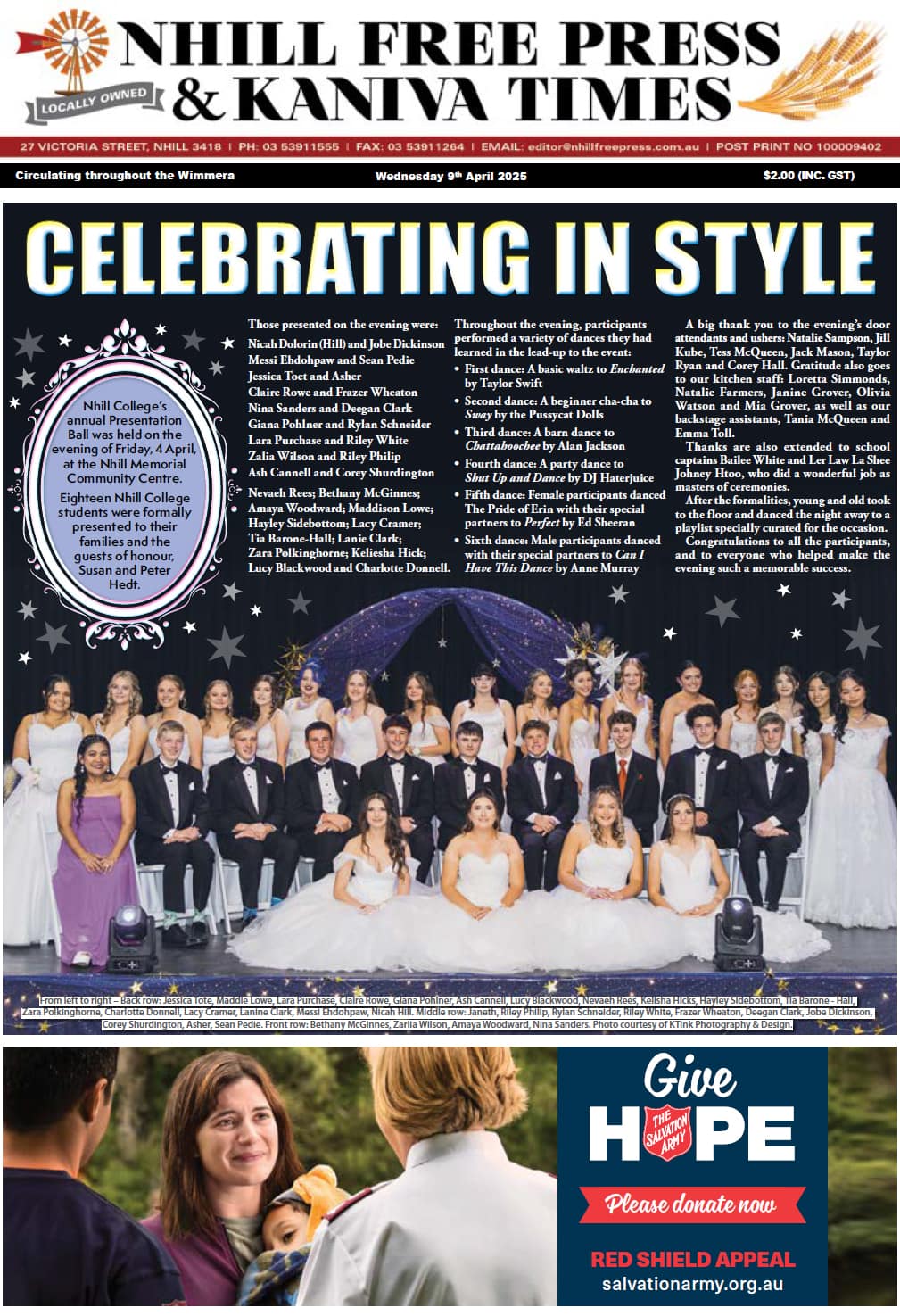 Nhill Free Press & Kaniva Times 9 April 2025