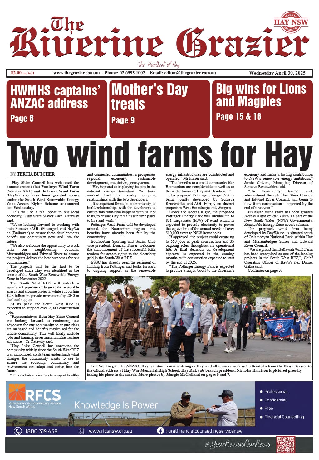 The Riverine Grazier 30 April 2025