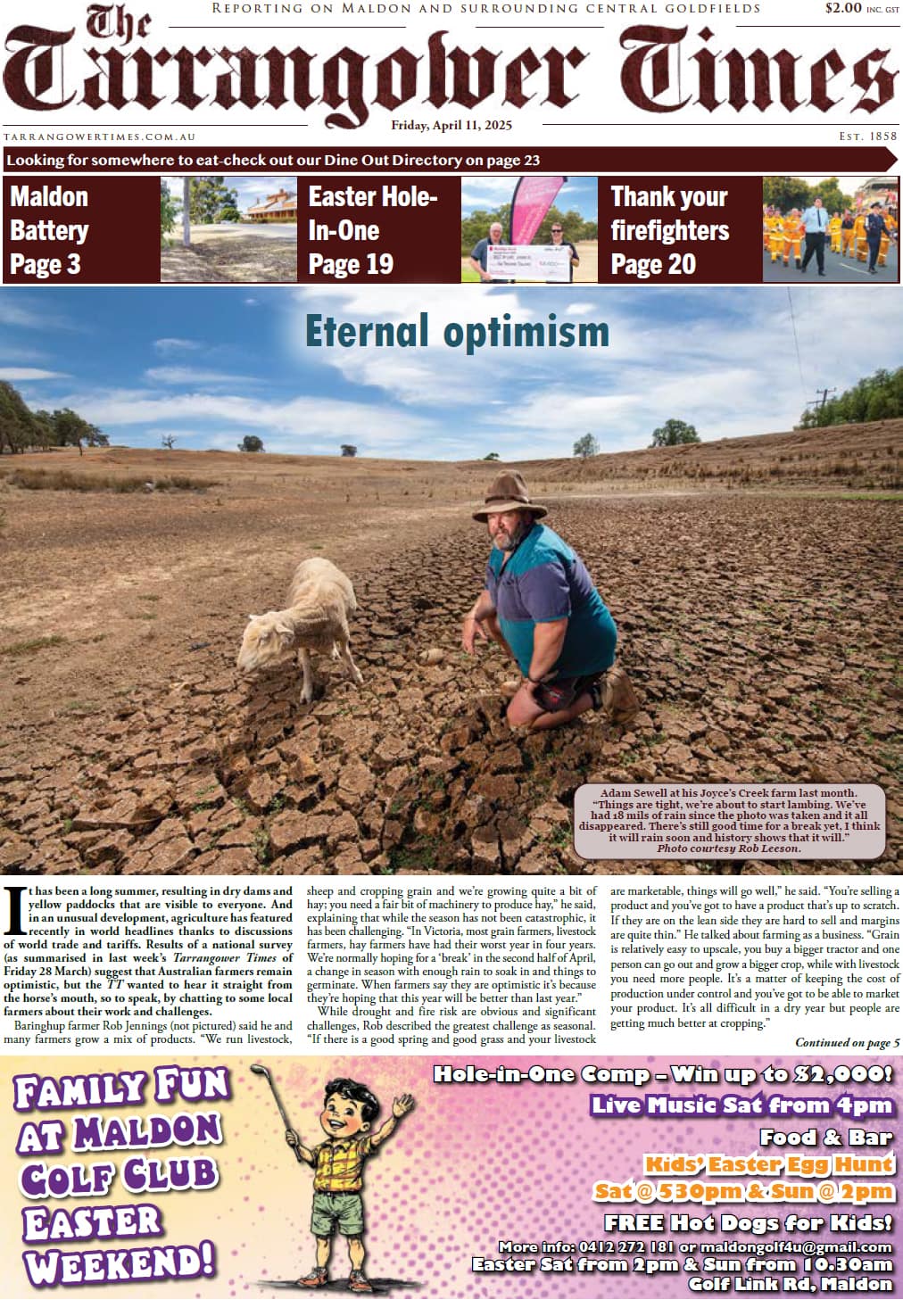 Tarrangower Times 11 April 2025