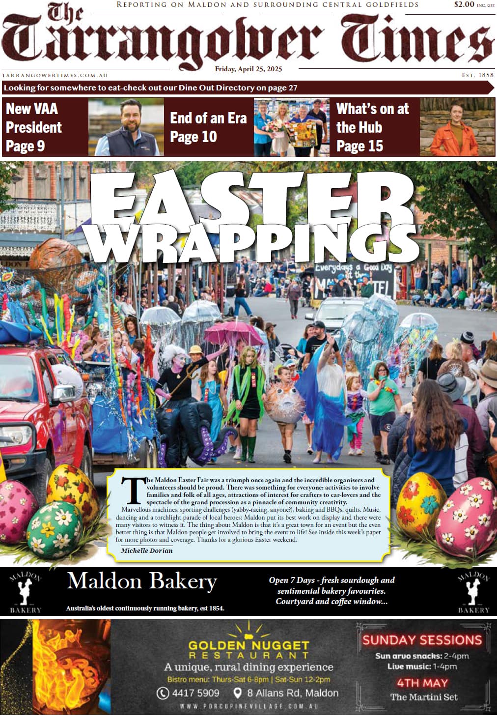 Tarrangower Times 25 April 2025