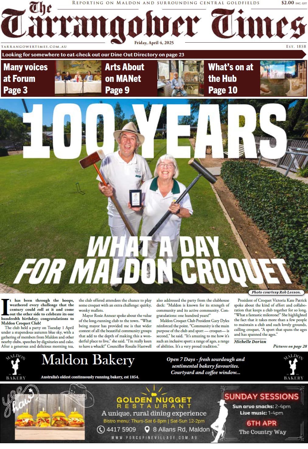 Tarrangower Times 4 April 2025