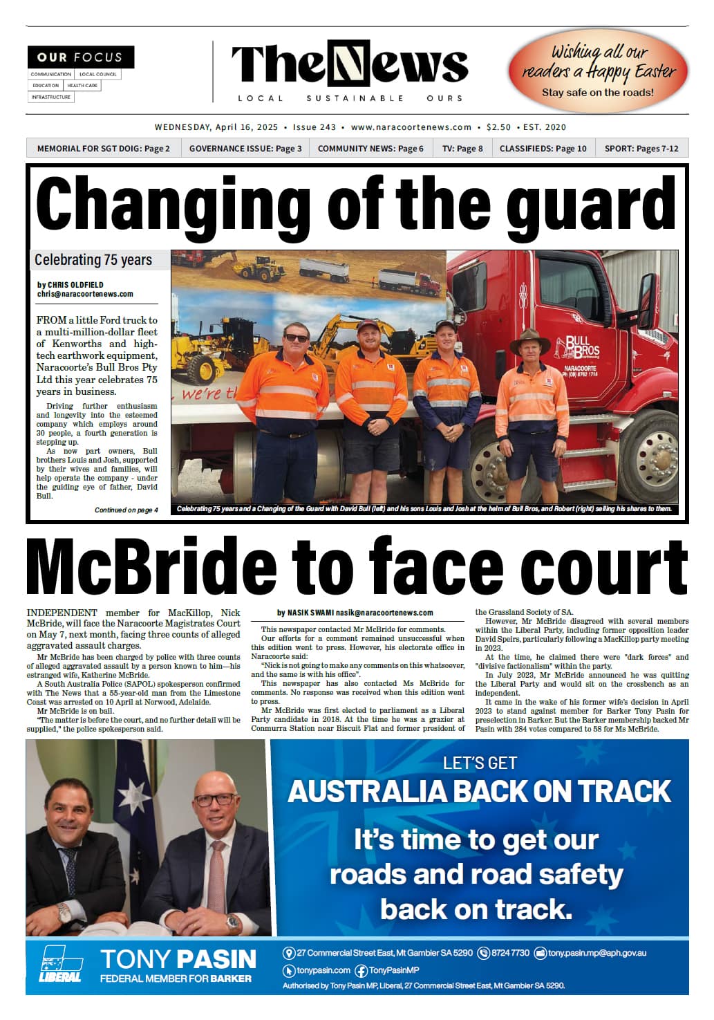 The Naracoorte News 16 April 2025