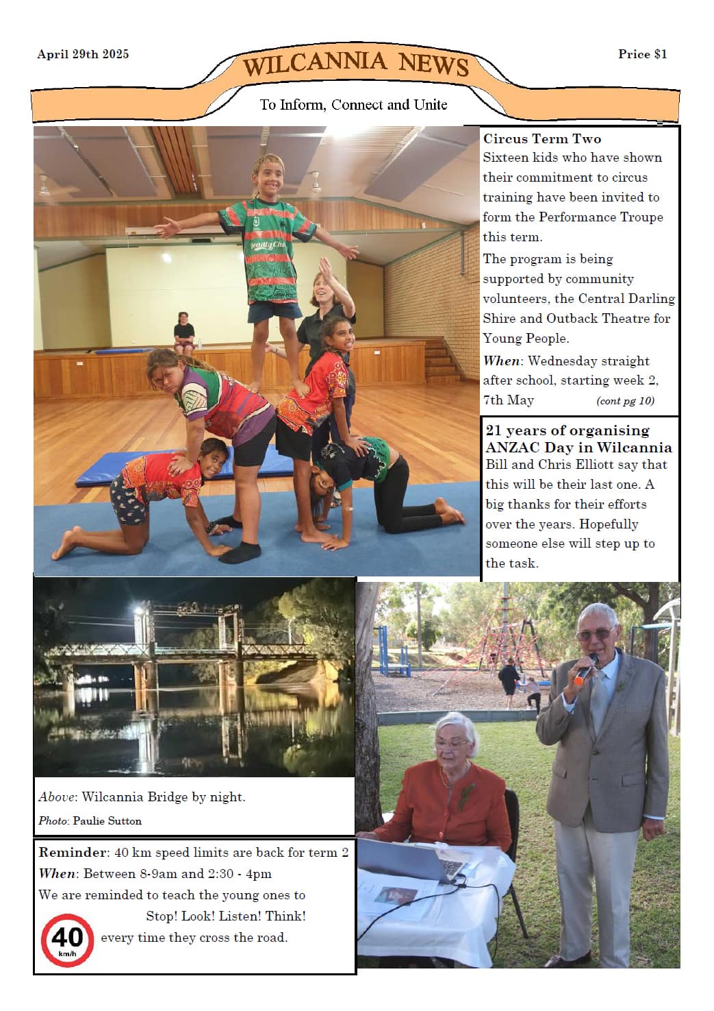 WIlcannia News 29 April 2025