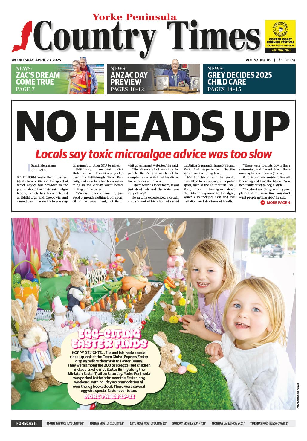 Yorke Peninsula Country Times 23 April 2025