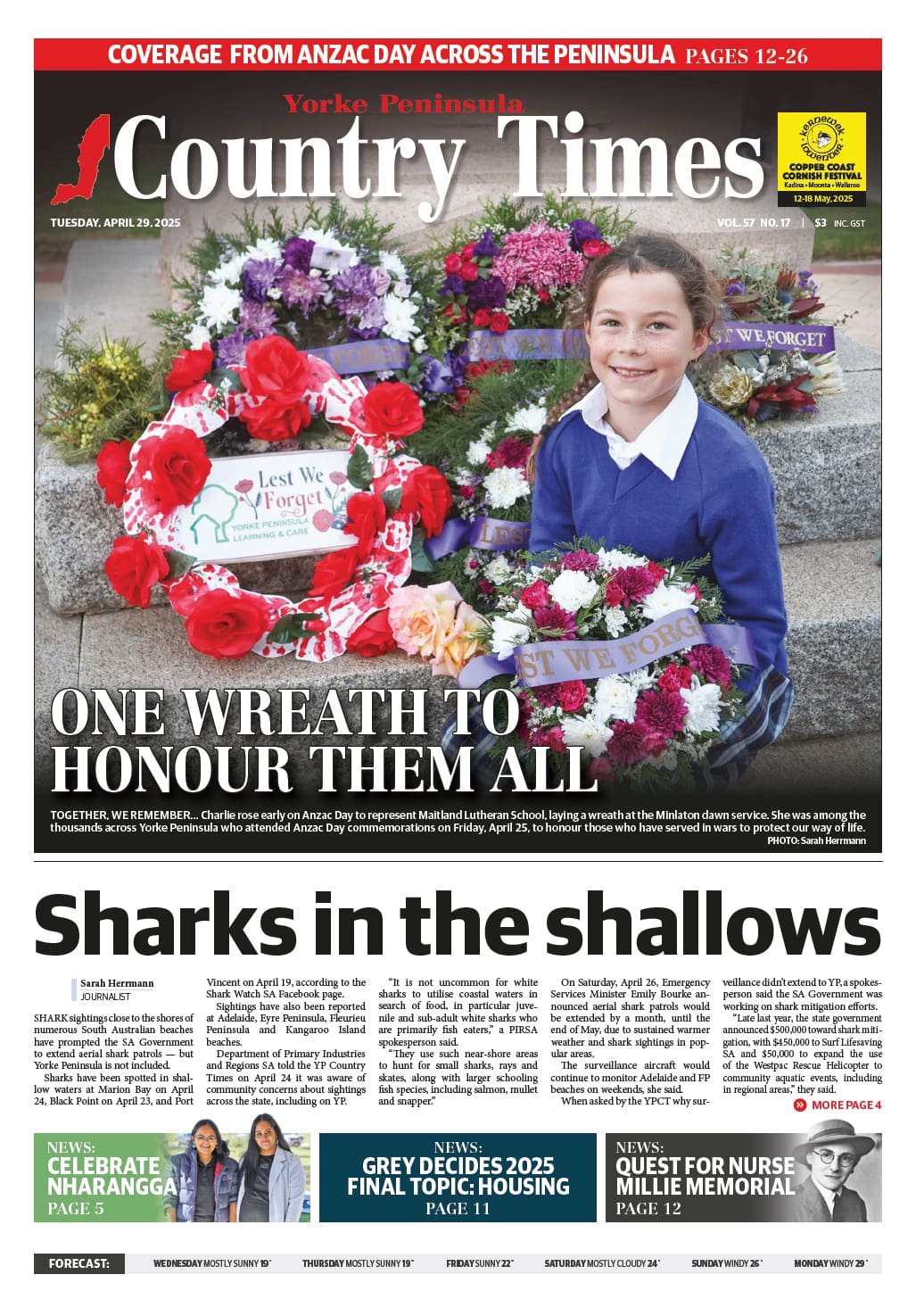 Yorke Peninsula Country Times 29 April 2025