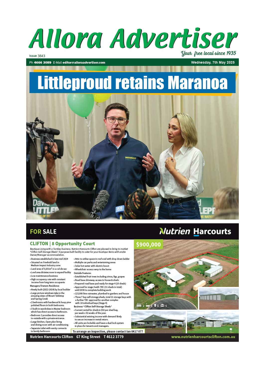 Allora Advertiser 7 May 2025
