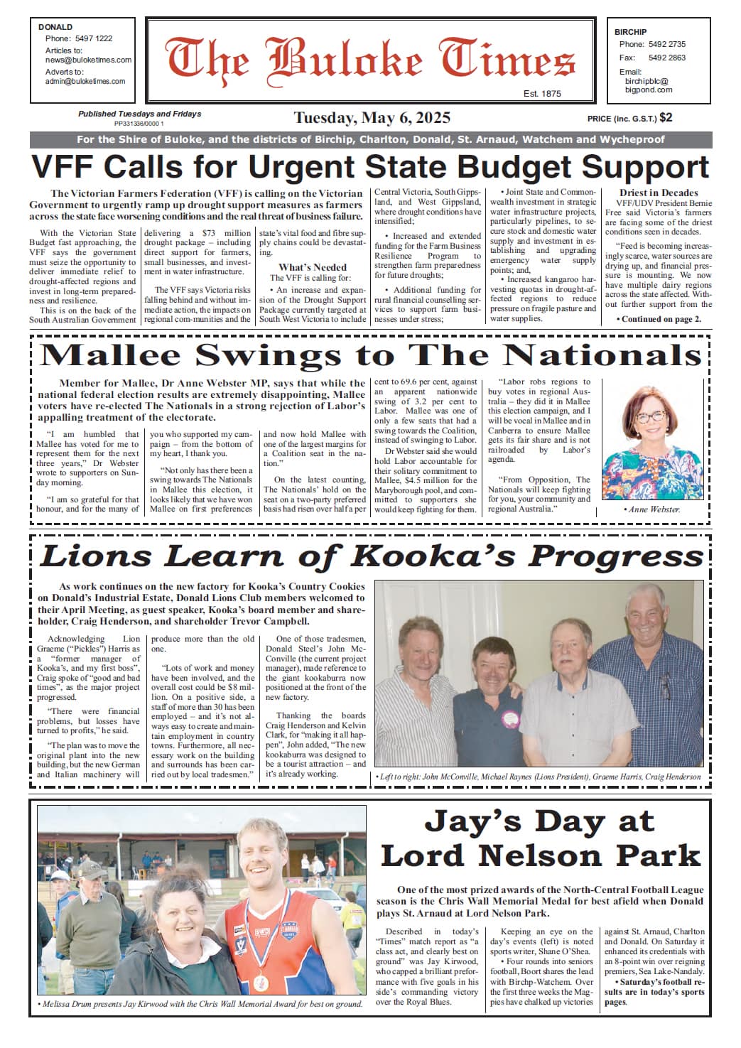 The Buloke Times 6 May 2025