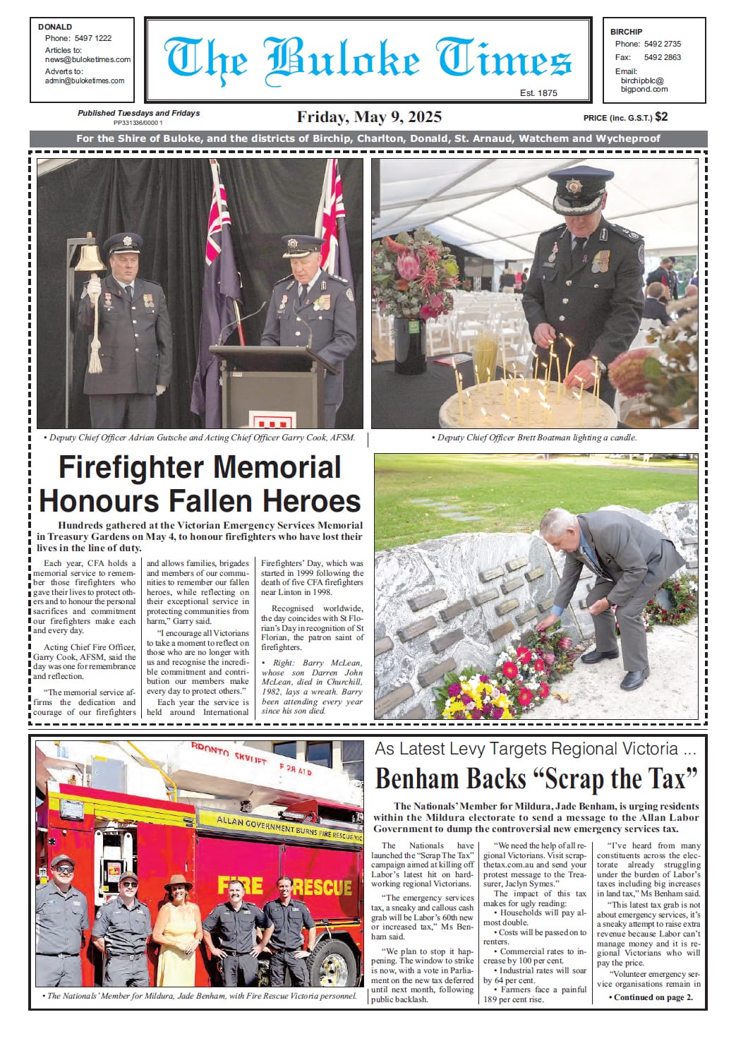 The Buloke Times 9 May 2025