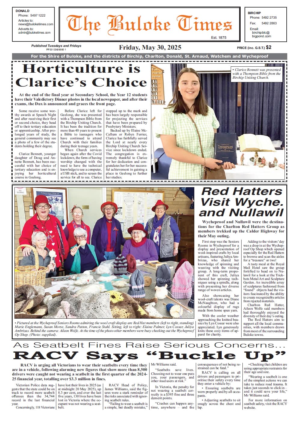 The Buloke Times 30 May 2025