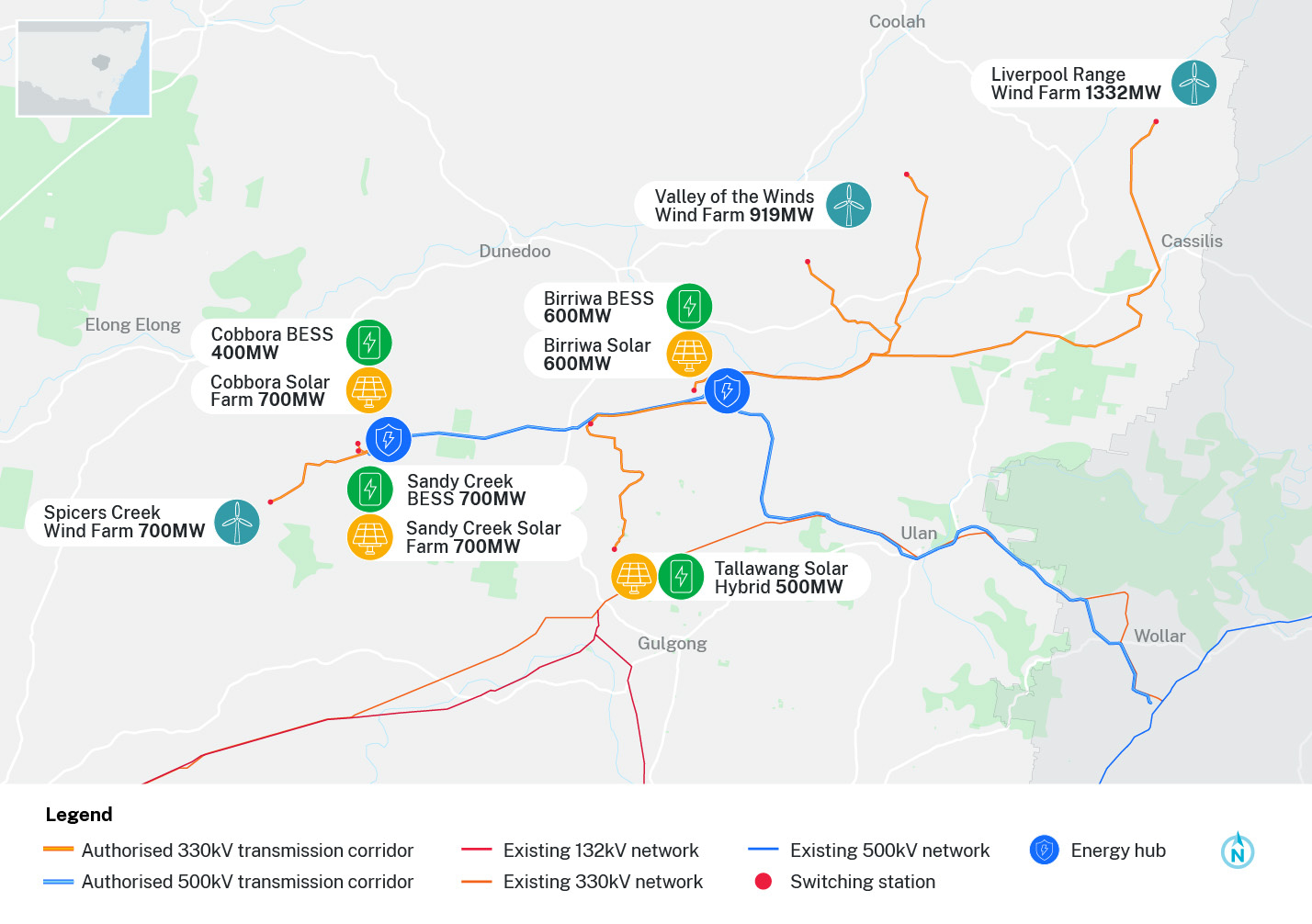Access rights map